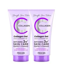 Procsin Gözenek Sıkılaştırıcı Kolajen 2x125 ml Yüz Temizleme Jeli