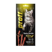 Proff Cat 15 gr 3'lü Kalamarlı Tahılsız Kedi Ödül Çubuğu