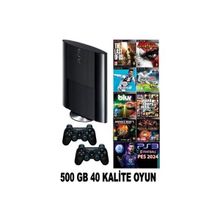 ProGameX Ps3 500 GB Süper Slim Oyun Konsolu 40 Dijital Oyun Kapasitesi İle Eğlenceli Deneyim
