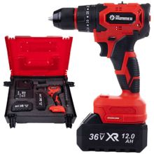 Prohummer PH242 Sarı Akülü Kömürsüz 36 V Darbeli Vidalama Matkap