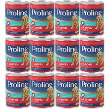 Proline 12x400 gr Kuzu Etli Yetişkin Köpek Konserve Maması