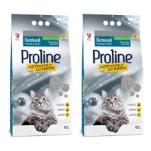 Proline 2x10lt Aktif Karbonlu Bentonit Kedi Kumu