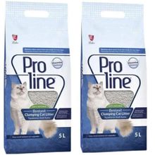 Proline 2x5 lt Naturel Kokusuz Topaklanan Kedi Kumu