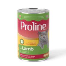 Proline 400 gr Et Parçacıklı Kuzu Etli Yetişkin Kedi Konserve Maması