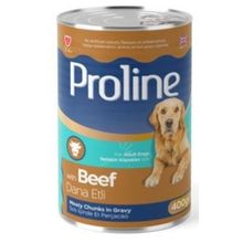 Proline 400 gr Sos İçinde Parça Etli Yetişkin Dana Etli Konserve Köpek Maması