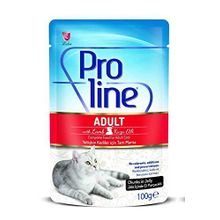 Proline 7123600 100 gr Kuzu Etli Kedi Pouch