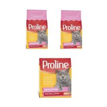 Proline Renkli Taneli Tavuklu 3x1,2 kg Yetişkin Kedi Maması