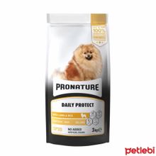 Pronature 3 kg Küçük Irk Kuzulu ve Pirinçli Yetişkin Köpek Maması