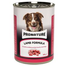 Pronature 400 gr Kuzu Etli ve Pirinçli Parça Etli Yetişkin Köpek Konservesi