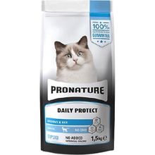 Pronature Daily Protect Anchovy 1.5 kg Hamsili ve Pirinçli Yetişkin Kedi Maması