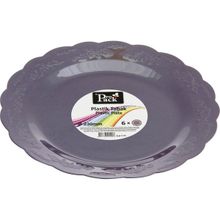 Propack Mor 6'lı 23 cm Kristal Tabak