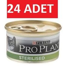 Proplan 24x85 gr Sterilised Somon Kısır Kedi Konservesi