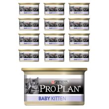 Proplan Baby Kitten Tavuklu 12x85 gr Yavru Kedi Konservesi