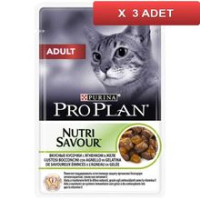 ProPlan Pouch Junior Tavuklu Yaş Kedi Maması 85 Gr (3 TANE)