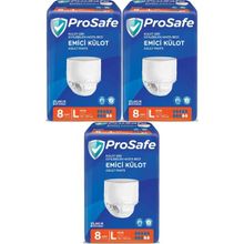 Prosafe 3 Paket 8'li Büyük-Large Emici Külot Hasta Bezi