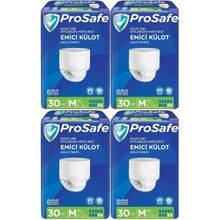 Prosafe 4 Paket 30'lu Orta-Medium Emici Külot Hasta Bezi
