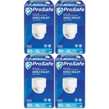 Prosafe 4 Paket 30'lu XL-Extra Large Emici Külot Hasta Bezi
