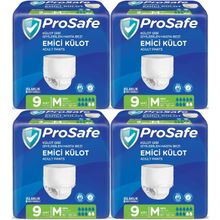 Prosafe 4 Paket 9'lu Orta-Medium Emici Külot Hasta Bezi