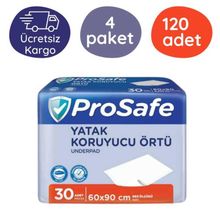 Prosafe 60x90 cm 4 Paket 30'lu Hasta Alt Açma Yatak Koruyucu Örtü