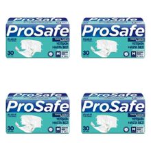 Prosafe Belbantlı Textile Yüzeyli Orta Boy 30'lu 4 Paket Yetişkin Hasta Bezi