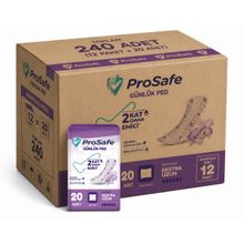 Prosafe Extra Uzun 20x12 Paket 240 Adet Günlük Ped