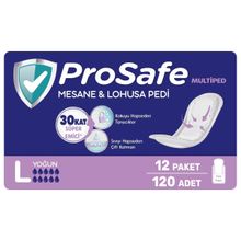 Prosafe Multiped Yoğun L 10x12'li 120 Adet Lohusa ve Mesane Pedi