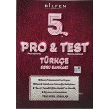 Pro&Test 5. Sınıf Türkçe Yeni Nesil Soru Bankası-Bilfen Yayınları