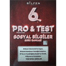 Pro&Test 6. Sınıf Sosyal Bilgiler Yeni Nesil Soru Bankası-Bilfen Yayınları