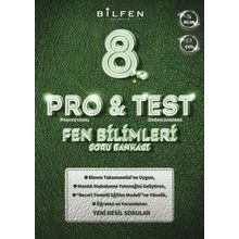 Pro&Test 8. Sınıf Lgs Fen Bilimleri Yeni Nesil Soru Bankası-Bilfen Yayınları