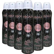 Prova Black Option 6x150 ml Kadın Sprey Deodorant