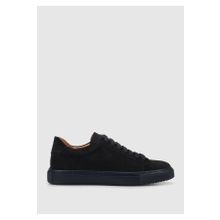 Provoq Lacivert Deri Erkek Sneaker