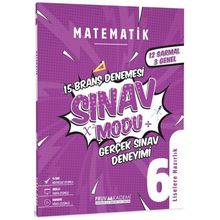 Pruva Akademi 6.Sınıf Matematik Sınav Modu 15 Deneme