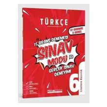 Pruva Akademi 6.Sınıf Türkçe Sınav Modu 15 Deneme