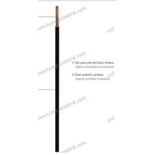 Prysmian 4 mm H07V-U NYA Kahve Pvc Enerji Kablosu