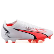 Puma 10734701 Beyaz Ultra Match Fg Ag Erkek Çim Zemin Kramponu