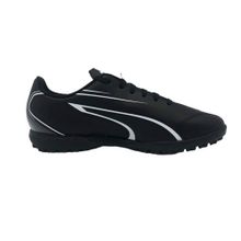 Puma 10748401 Vitora TT Siyah Erkek Halı Saha Ayakkabısı