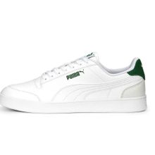 Puma 309668 Shuffle White Vapor Gray Archive Green Unisex Spor Ayakkabı