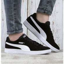 Puma 364989 Smash V2 Siyah Beyaz Nubuk Spor Ayakkabı