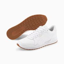 Puma 384855-05 ST Runner v3 Leather Beyaz Erkek Spor Ayakkabı