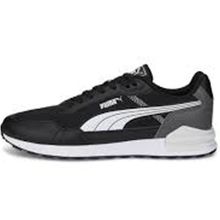 Puma 385873 Graviton Mega Black White Castlerock Nimbus Cloud Unisex Spor Ayakkabı