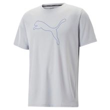 Puma 520315-80 Performance Cat Tee Gri Erkek T-shirt