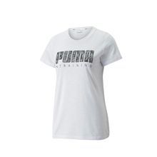 Puma 52251302 Performans Logo Fill Tee Rec Beyaz Kadın T-Shirt