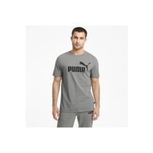 Puma 586666-03 Ess Logo Tee Gri Erkek T-shirt