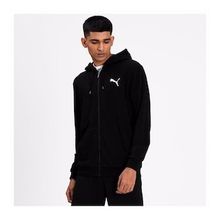 Puma 586704 51 Ess Logo FZ Hoodie Siyah Erkek Sweatshirt