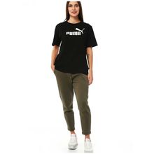 Puma 58686801 Siyah ESS Logo Boyfriend Tee Kadın T-shirt