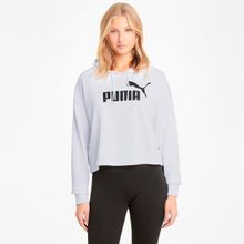 Puma 58687002 Essentials Cropped Logo TR Beyaz Kadın Kapüşonlu Sweatshirt