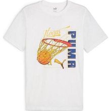 Puma 62480103 Swished Tee Erkek Basketbol Beyaz Erkek T-shirt
