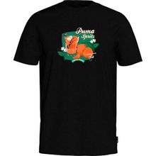 Puma 62541401 Graphics Puma Spritz Tee Siyah Günlük Erkek T-shirt