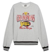 Puma 62720901 Gri Puma Champs Crew Basketbol Erkek Sweatshirt