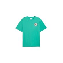 Puma 63439540 Yeşil Sunset Drive Relaxed Tee Erkek Günlük Tişört